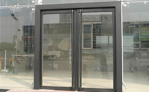 阿克苏玻璃地弹门 阿克苏玻璃地弹门